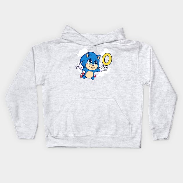 Smells Like Hedgehog Spirit Kids Hoodie by yellovvjumpsuit